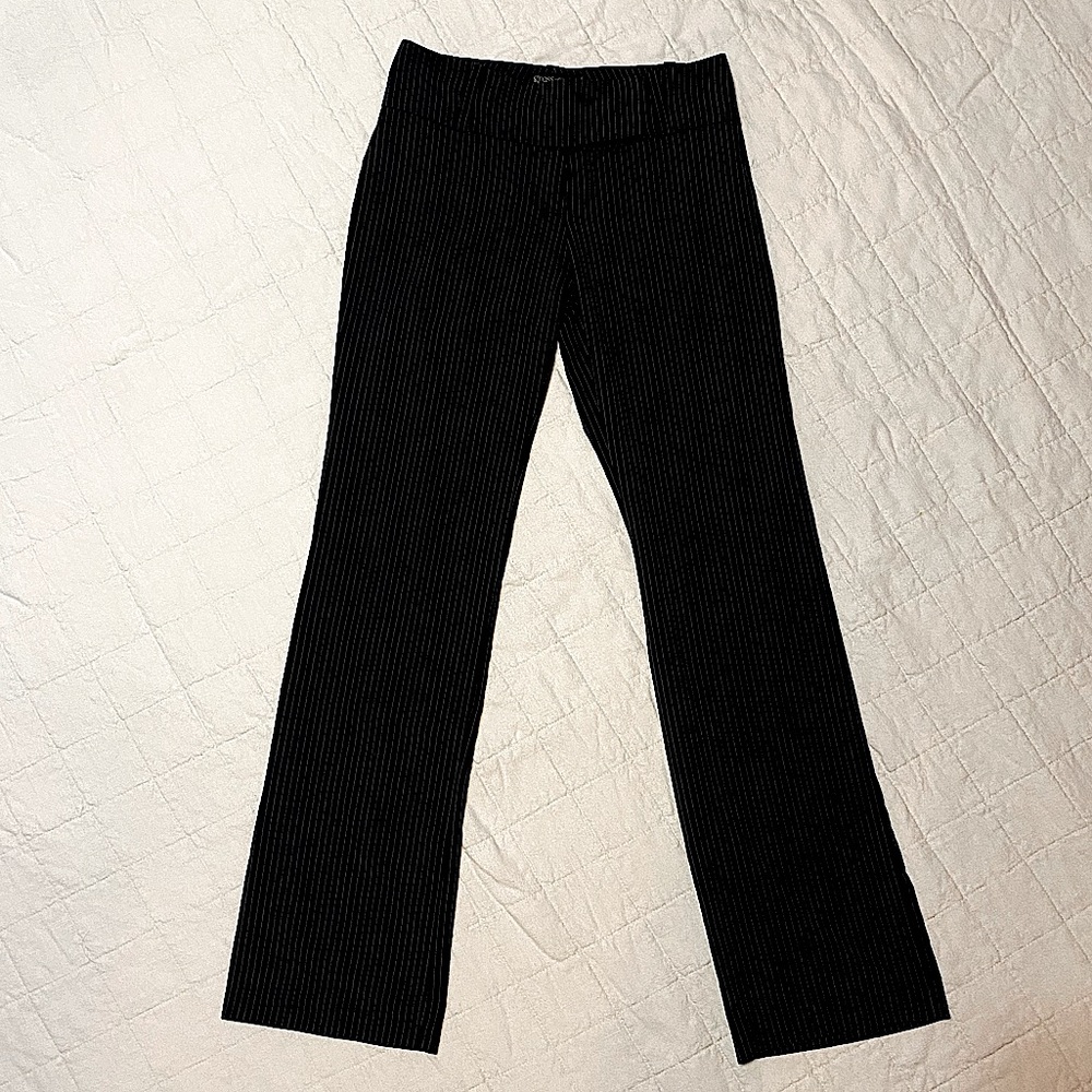 Y2k Lowrise Flared Pinstripe Pants